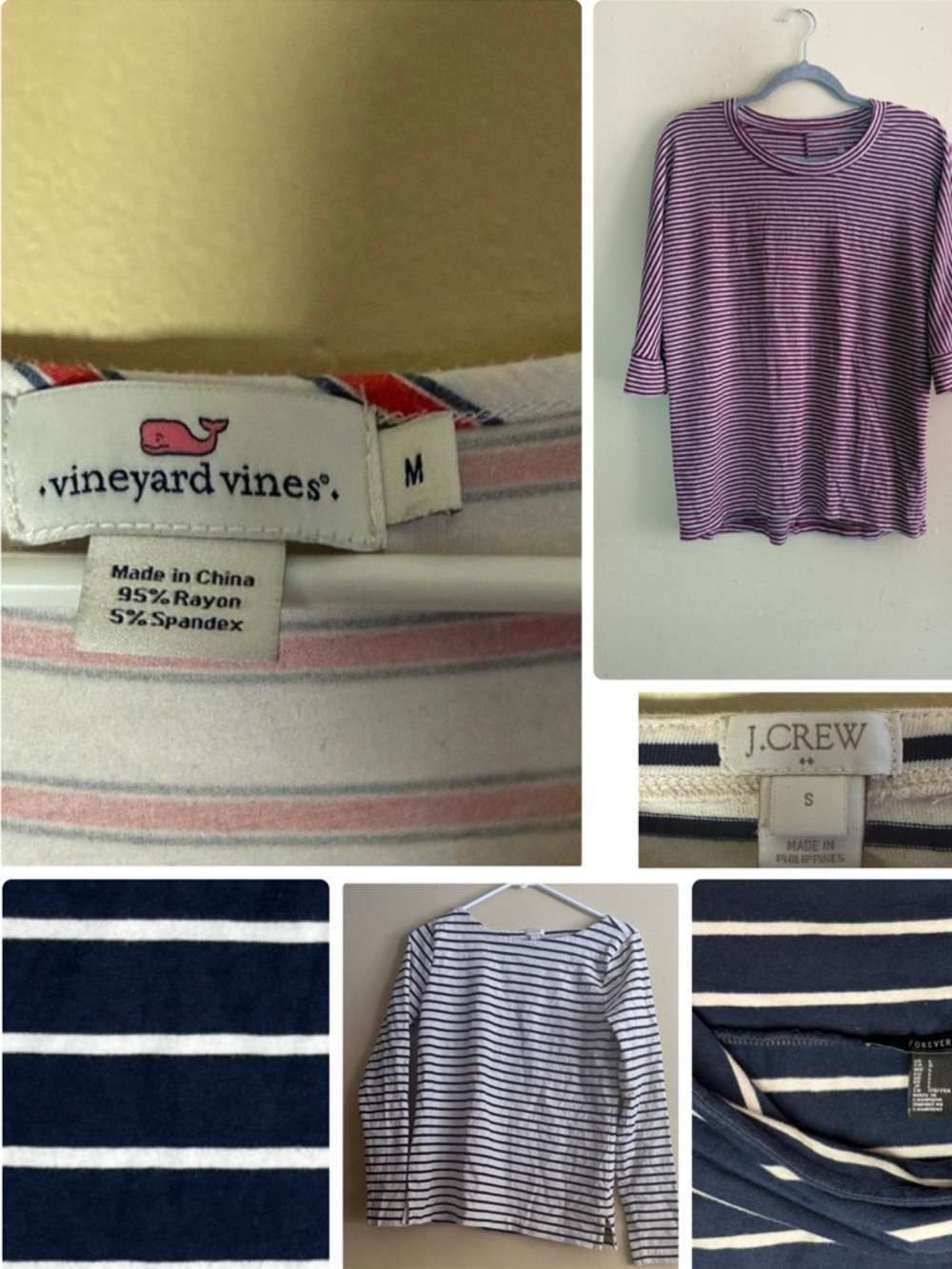 STRIPED CLOSET BUNDLE | Sonoma, Vineyard Vines, J.Crew + Forever 21